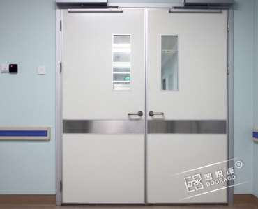 90度双开自动门